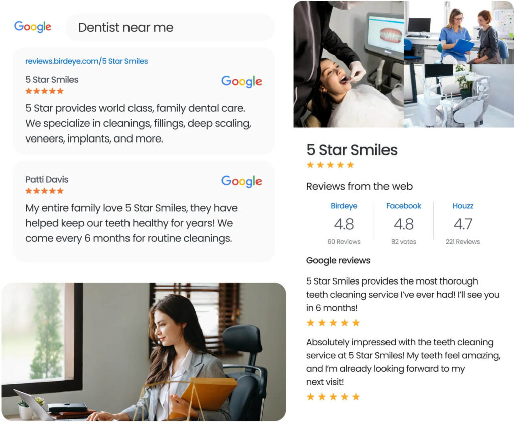 Rank higher on Google and everywhere with Birdeye Listings AI