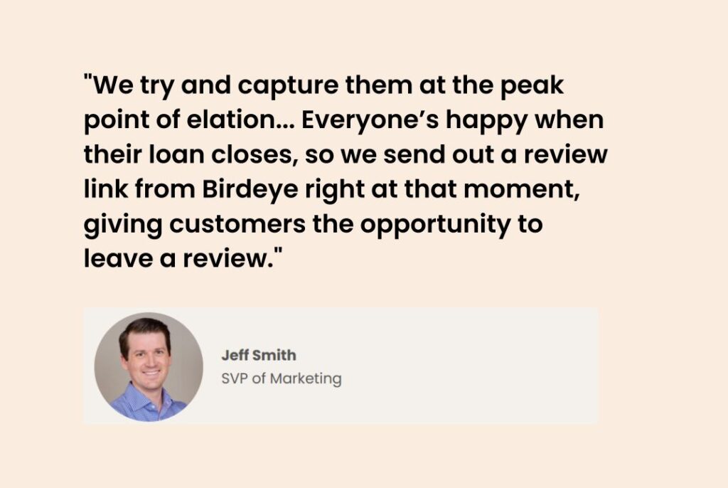 Rate successfully increased review volume with Birdeye