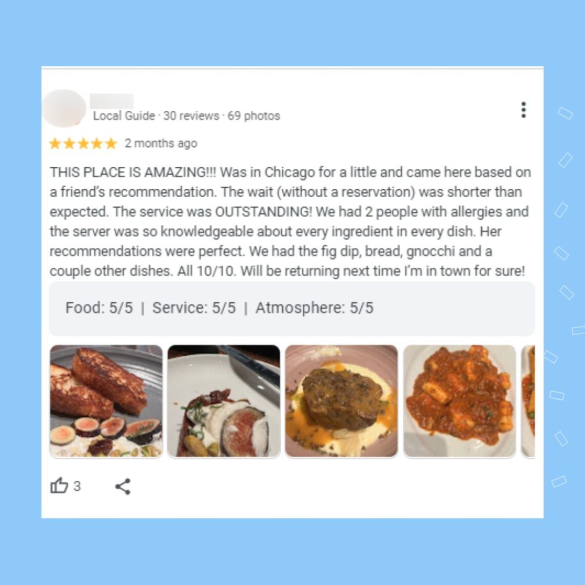 Culinary kudos: 35+ good restaurant review examples | Birdeye