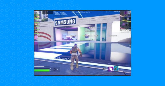 Samsung & Fortnite brand collaboration.