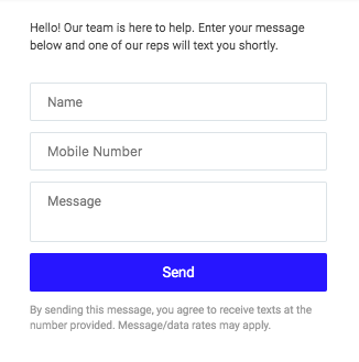Webchat example