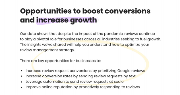 Online reviews statistics 2021