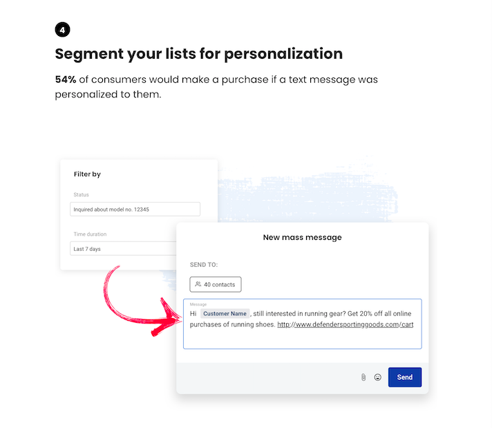 generate leads with SMS marketing