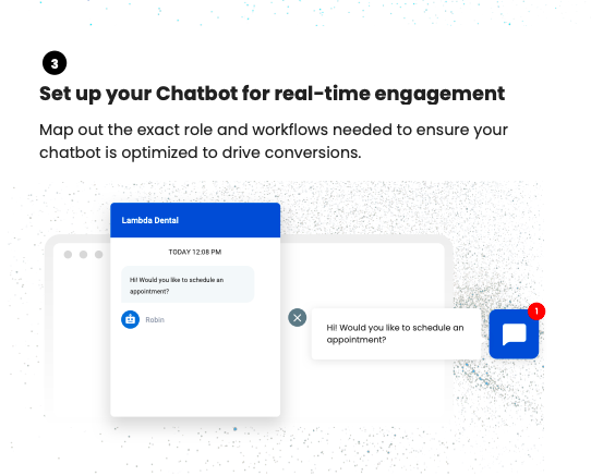 Chatbot converting leads