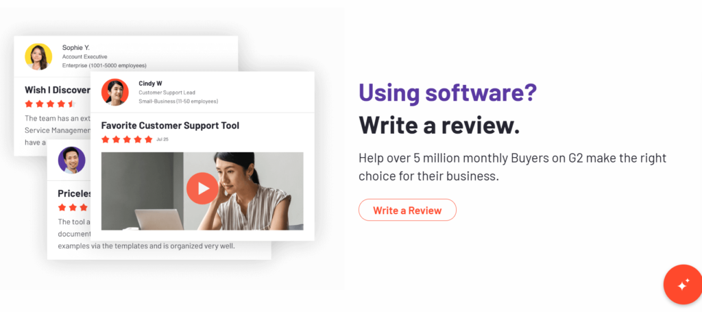 Shape your online reputation with G2
