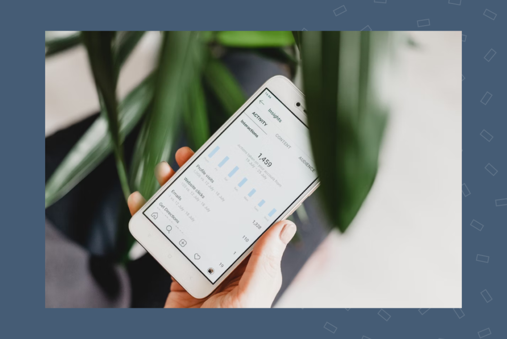 Image of the insights available from social media platforms for a business