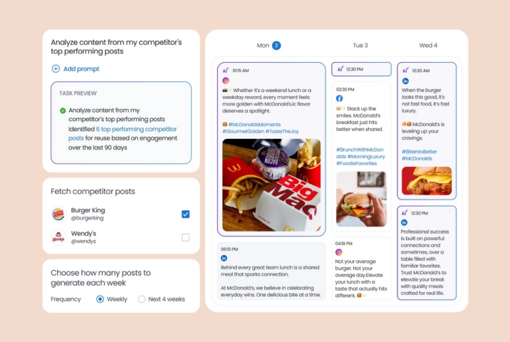 Image shows businesses can automate social media publishing and scheduling with Birdeye