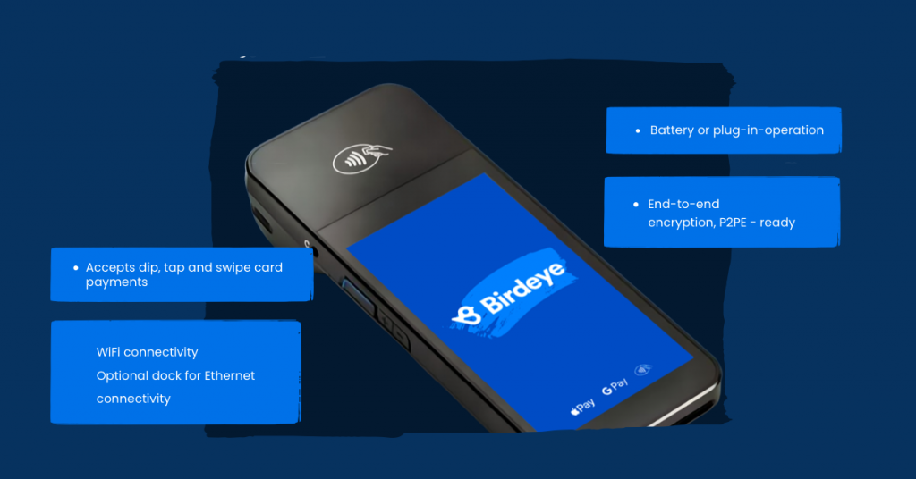 Wireless credit card terminal