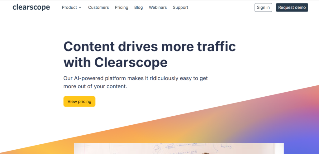 The effective content brief and optimization tool-Clearscope