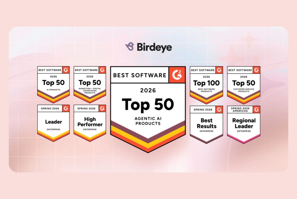 This image displays Birdeye’s 2026 G2 recognition