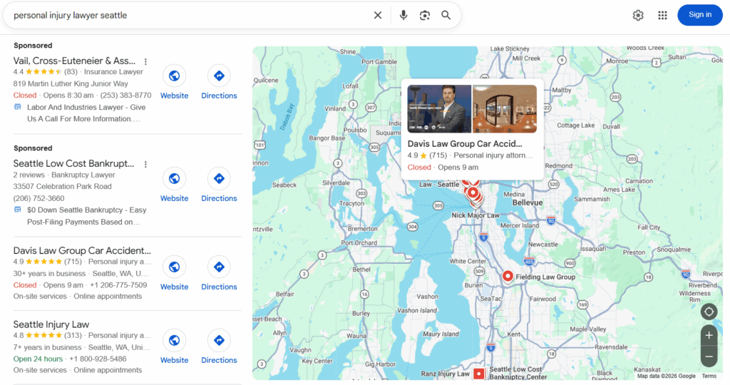 This image shows the screenshot showing LSA pack above the organic local 3-pack