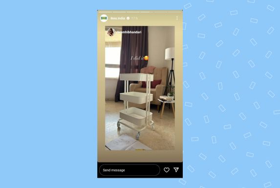 The image shows how businesses can use Instagram stories to reshare UGC content 