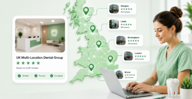 Dental review management in the UK: How multi-location dental groups scale reviews compliantly