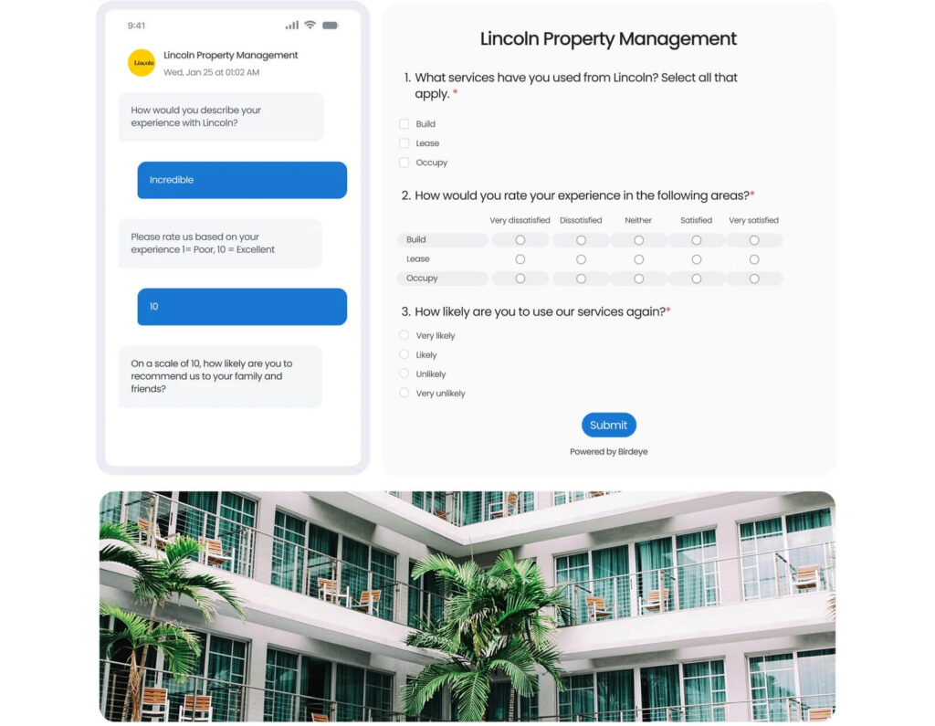 Use Birdeye Surveys AI to automate survey and feedback collection