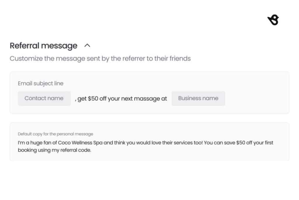With Birdeye Referrals create branded templates for your own referral codes
