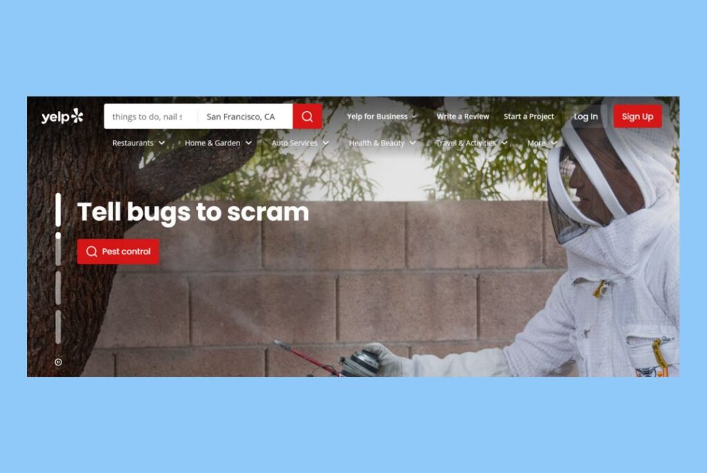 Yelp-the best site to look for local options 