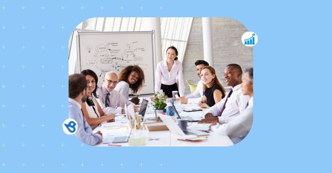 Image showing people discussing strategies with buyer personas