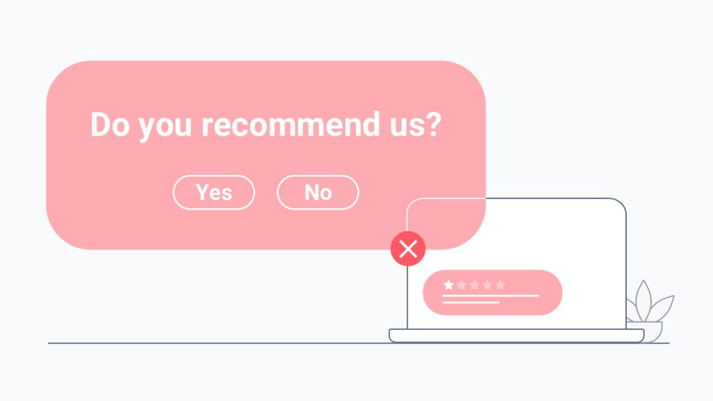 Image of a review gating example