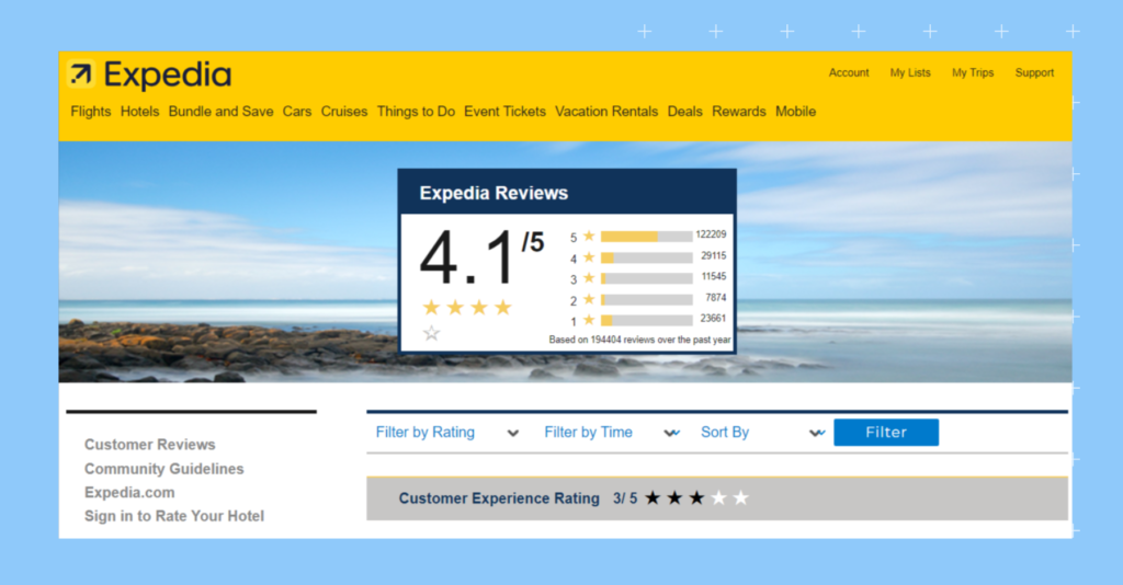 expedia travel reviews