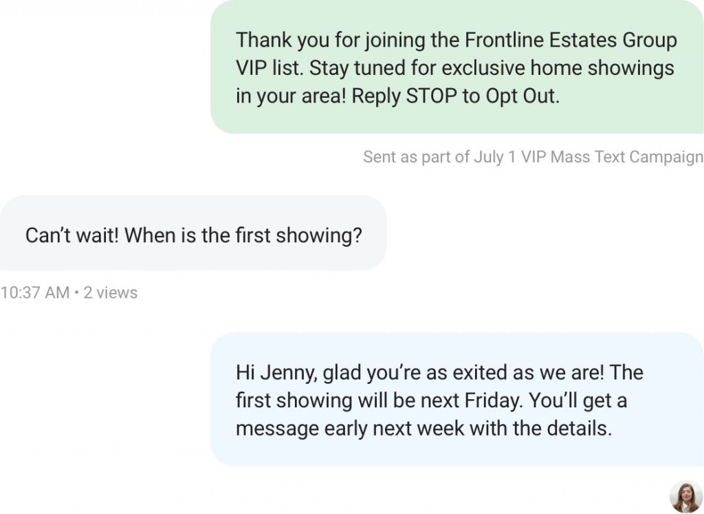 Customer interaction