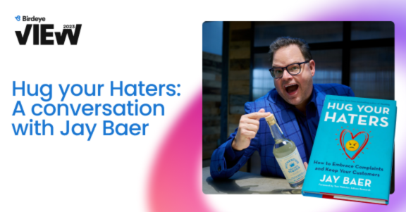 Image promoting Jay Baer's conversation from Birdeye View