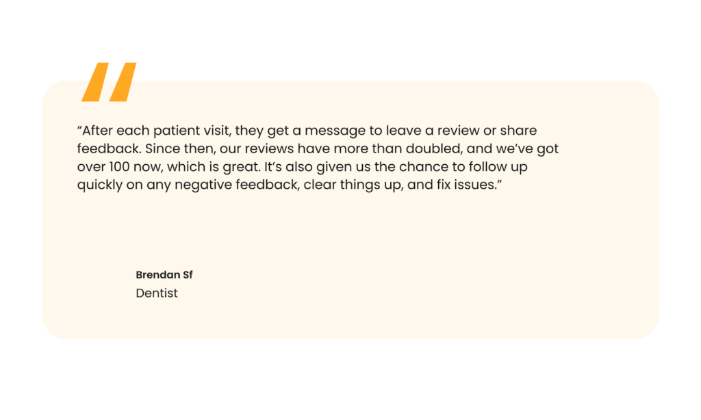 Randwick dental care customer testimonial