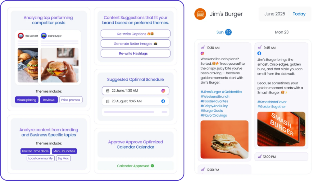 Birdeye's Social Publishing Agent