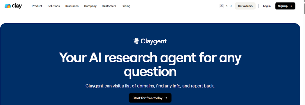 Clay AI Agents image