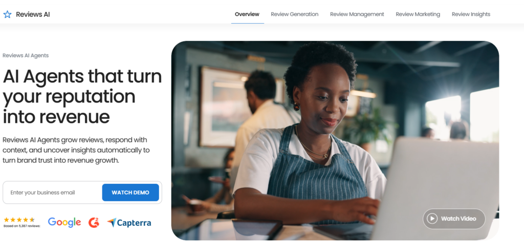Birdeye reviews AI image