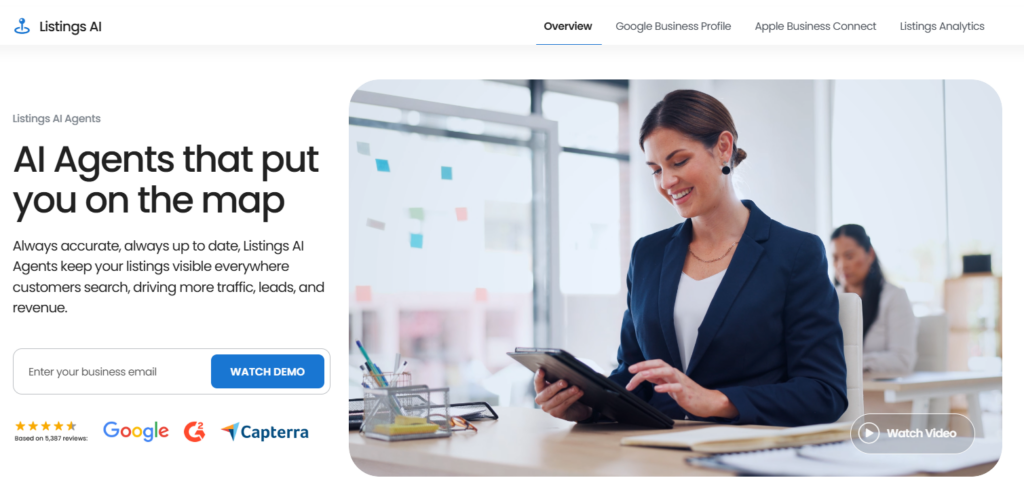 Birdeye Listings AI screenshot