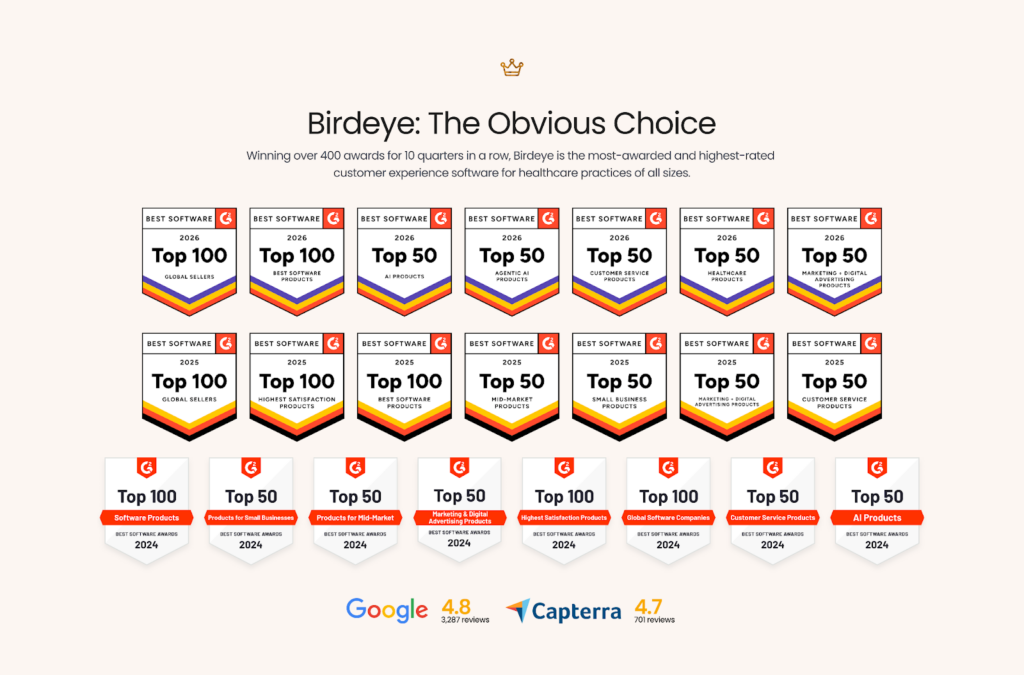 Birdeye awards