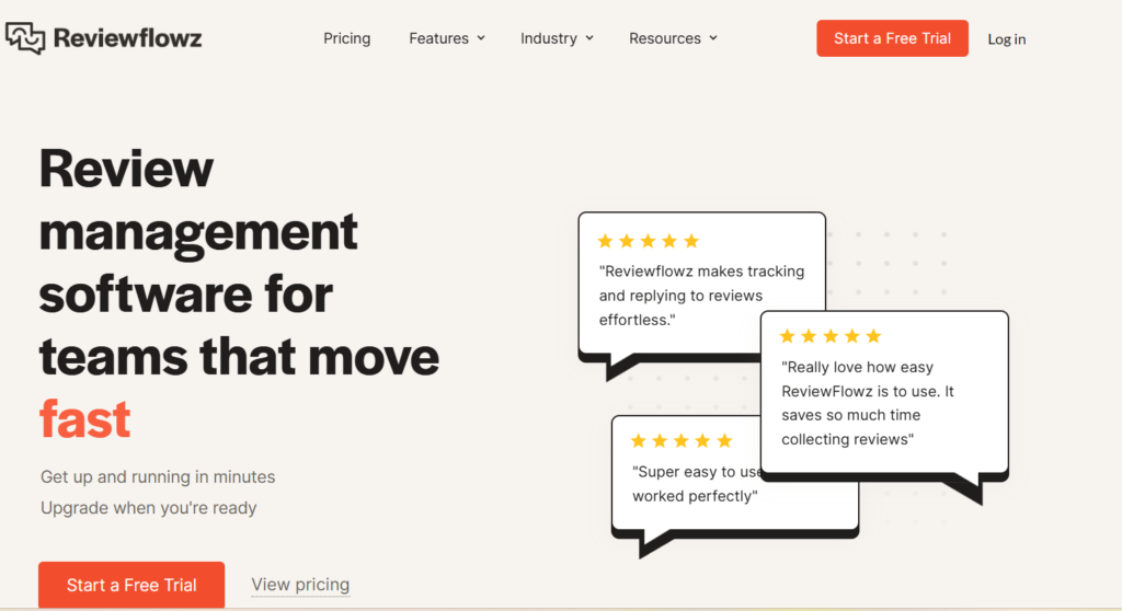 Reviewflowz dashboard image