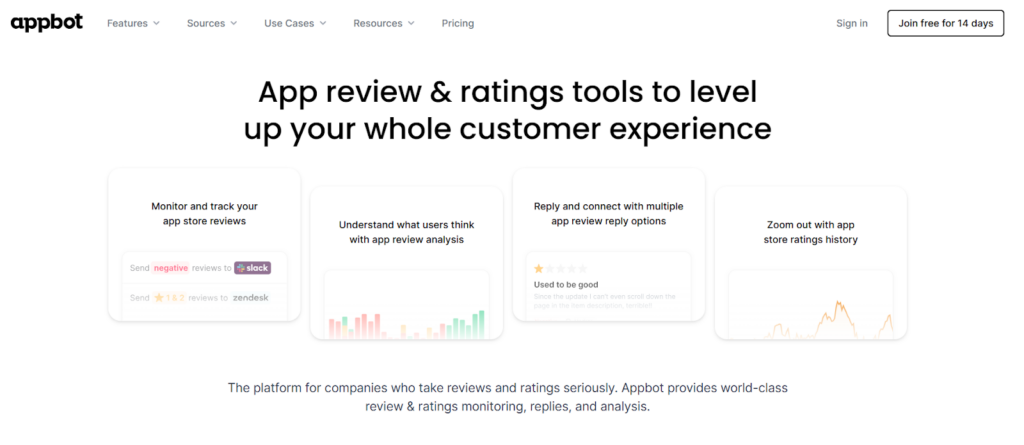 Appbot dashboard image