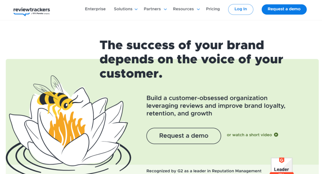 ReviewTrackers dashboard image