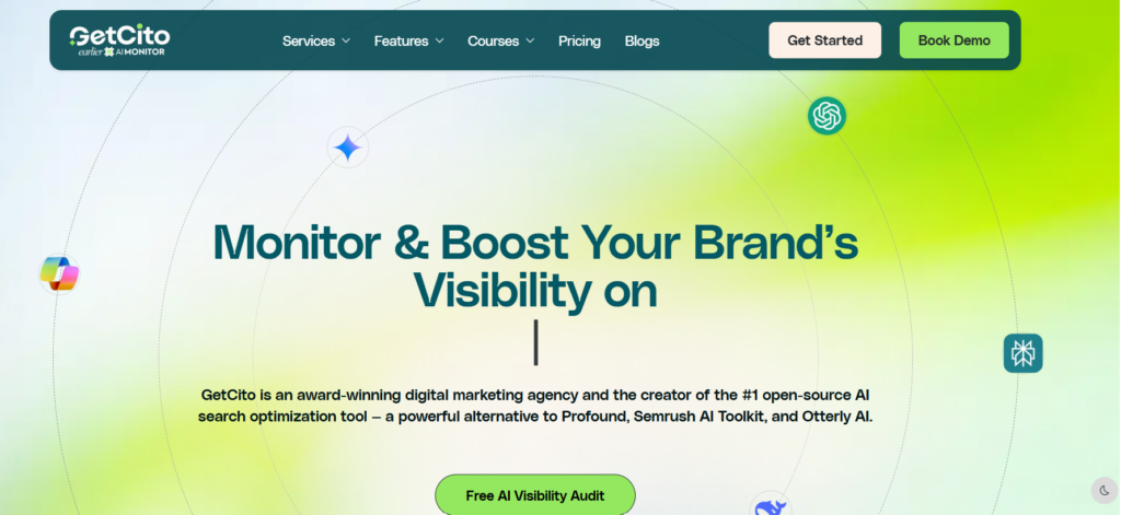 GetCito home page screenshot