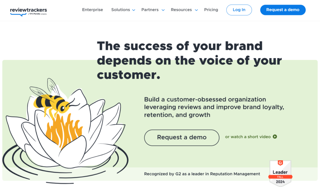 ReviewTrackers dashboard image