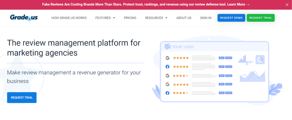 Grade.us dashboard image