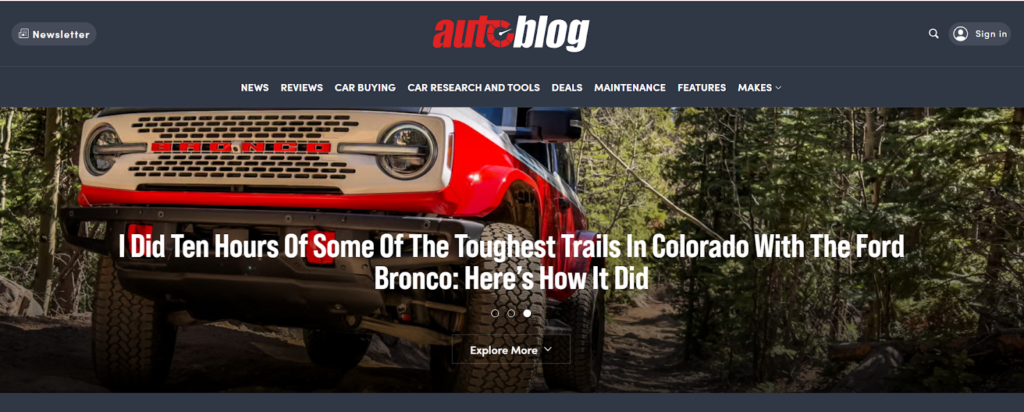 Autoblog dashboard image
