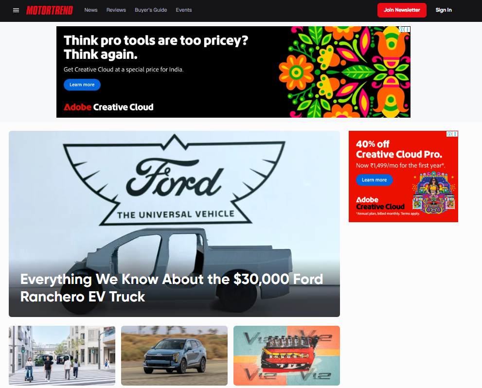 MotorTrend dashboard image
