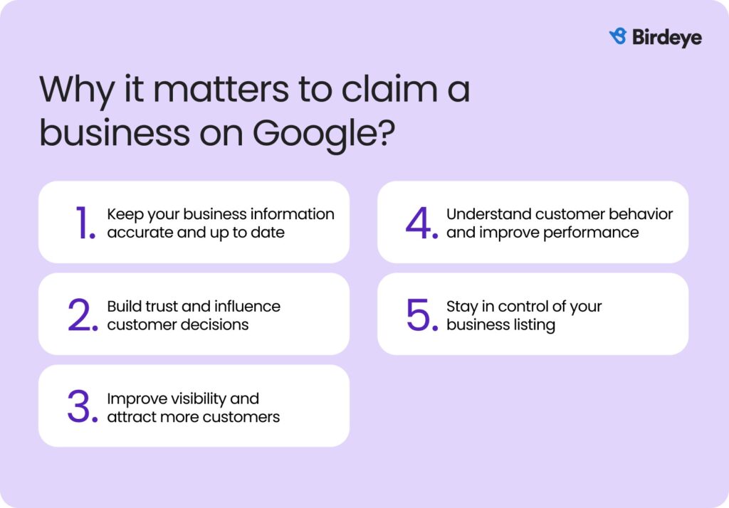 Why it matters to claim a business on Google image