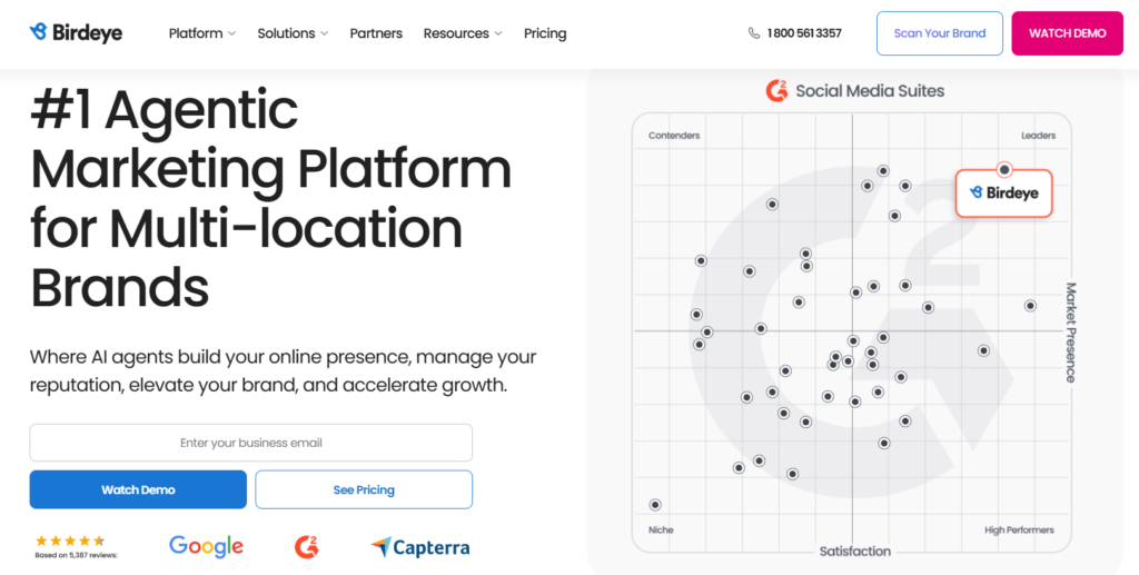 birdeye is the agentic marketing platform for leading global organizations 
