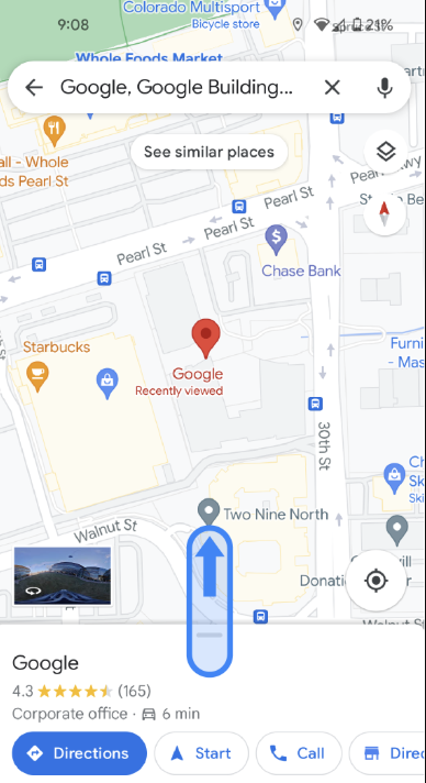Step 3 google maps screenshot