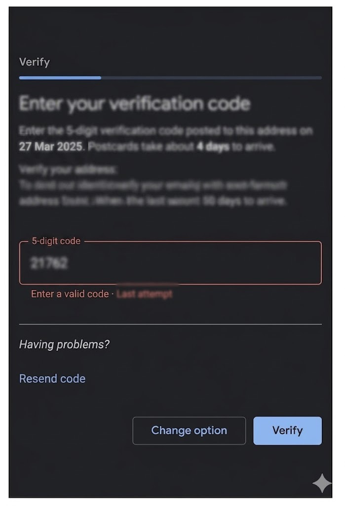 Verification method