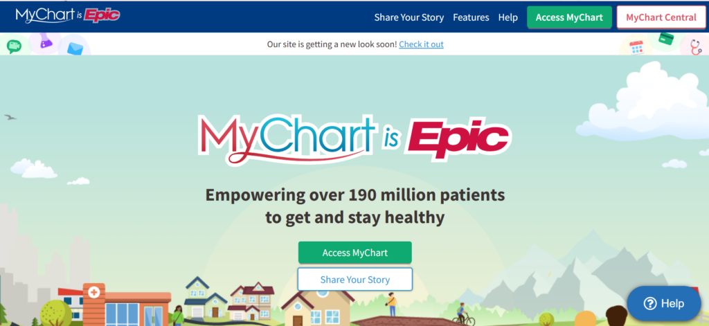 MyChart dashboard image