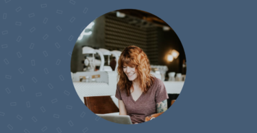 Business owner working on local listings for local SEO