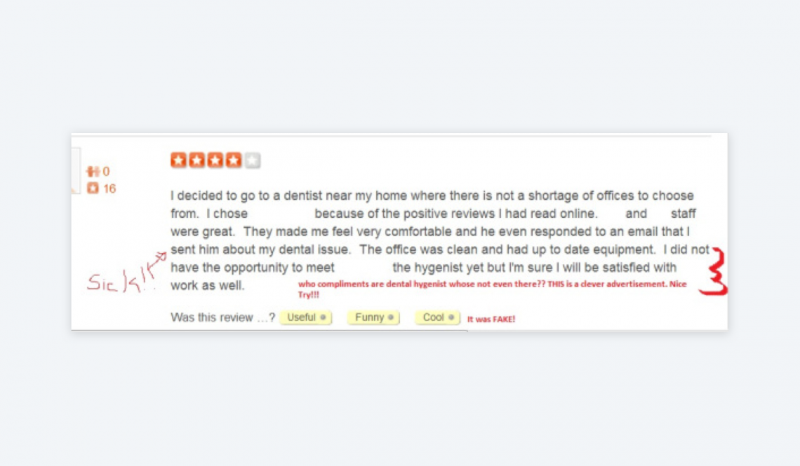Dental marketing How to spot fake reviews Birdeye