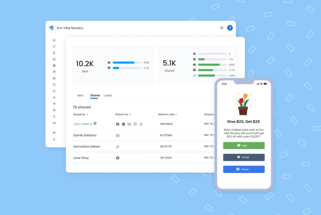 Image shows how to build referrals with Birdeye